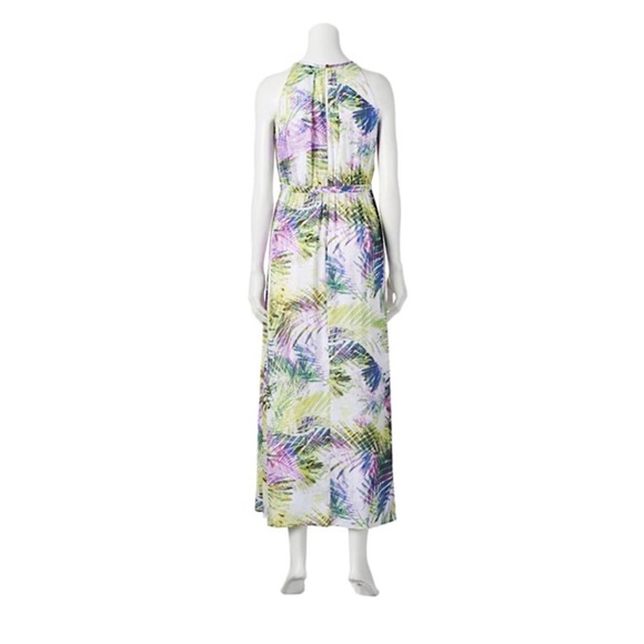 NWT Jennifer Lopez Halter Maxi Dress - Picture 2 of 6